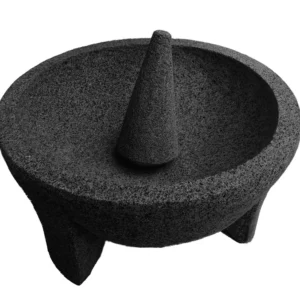 giant molcajete 40 cm | 16" volcanic stone mortar | catering, party & restaurant | handmade lava stone molcajete | mexican cuisine